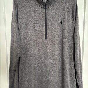 Under Armour Gray Men's Quarter-zip Pullover